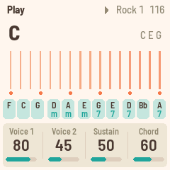 Screenshot of FoMni running on the M-VAVE FM-1